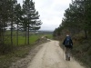 Camino auf der Hochebene vor Agés