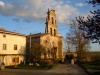 Kirche von Agés<br/>mit dem obligatorischen Storchennest