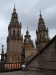 Santiago de Compostela, Auf den Dächern der Kathedrale<br/>Rückseite des Obradoiro