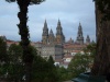 Santiago de Compostela, Alameda Park<br/>Blick auf die Kathedrale
